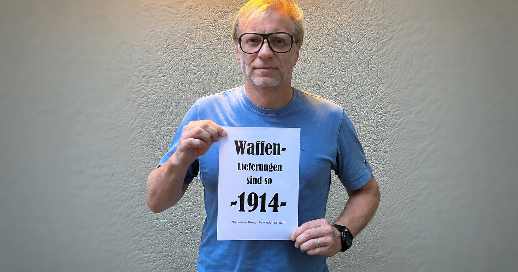 1. September: Nie wieder Krieg ist jetzt.
